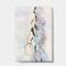 Designart - Gold Lines on Pastel I - Modern Glam Gallery-wrapped Canvas